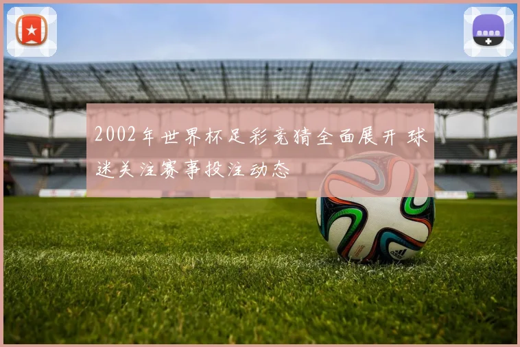 2002年世界杯足彩竞猜全面展开 球迷关注赛事投注动态
